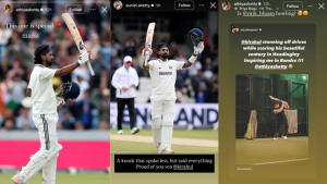 Athiya Shetty pens emotional post as KL Rahul scores a century against England; Suniel Shetty is proud of his son-in-law