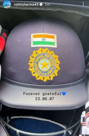 Social media buzz: Rohit Sharma posts emotional Instagram story; celebrates 18 years of international cricket