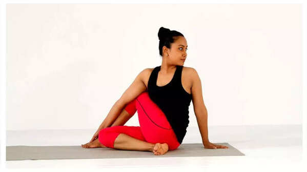 Ardha Matsyendrasana for improved circulation