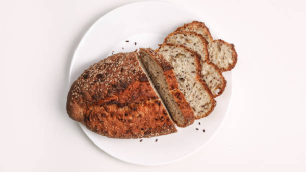 Freshly baked bread.