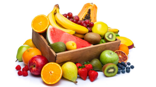 Selection of vibrant summer fruits