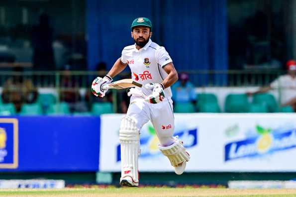 Shadman Islam led Bangladesh's batting with a score of 46 on a rain-affected day.